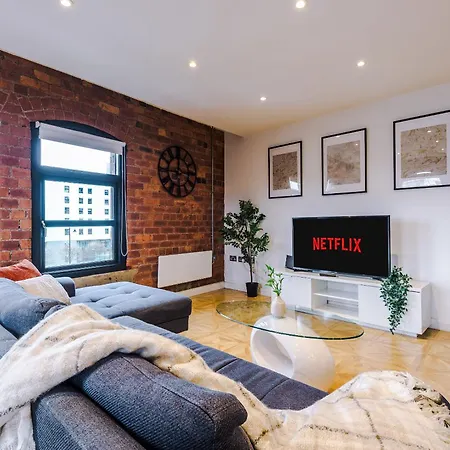 2 King Size Beds In Manhattan Styled Oversize Lägenhet Leeds (West Yorkshire)