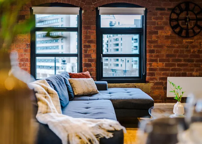 2 King Size Beds In Manhattan Styled Oversize Lägenhet Leeds (West Yorkshire)